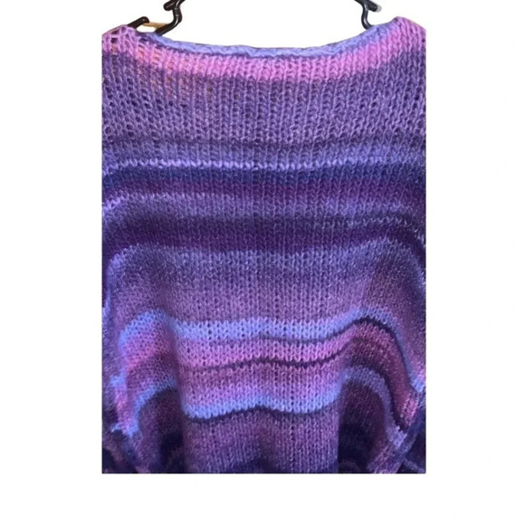 Berretti Purple Pink Wool Blend Sweater Size Medium - Picture 3 of 7